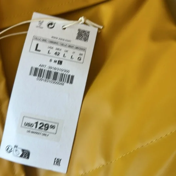 Zara yellow jacket - Picture 2 of 2